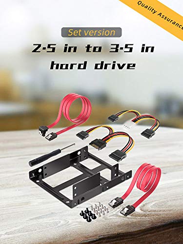 Soporte para SSD Dual JMT para disco 2.5" a 3.5" miniatura 2