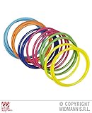 18 Teile ARMREIFEN - 80er JAHRE - neonfarben