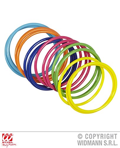 18 Teile ARMREIFEN - 80er JAHRE - neonfarben Cover