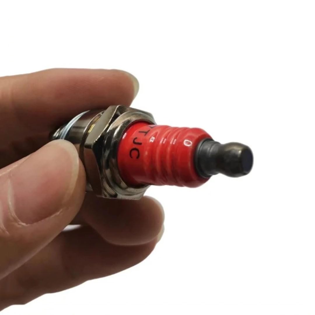 Bujias para Motosierra, generador de Dos Tiempos, Motor, maquinaria de jardinería, cortacésped, Accesorios para bujías, 6 Piezas L7TJC