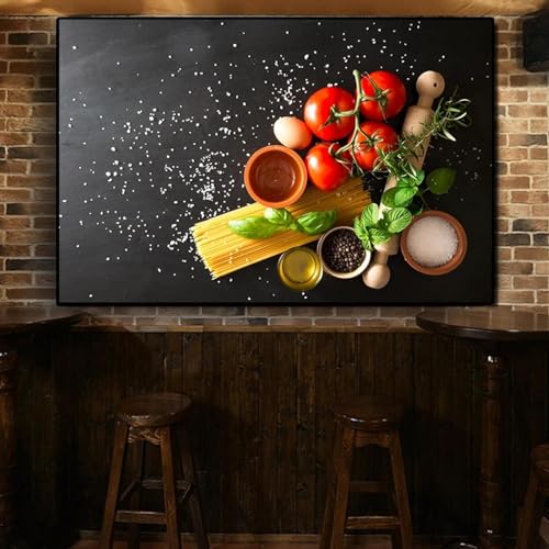 Peinture cuisine KEBIA grand format 60x90 cm impression canvas