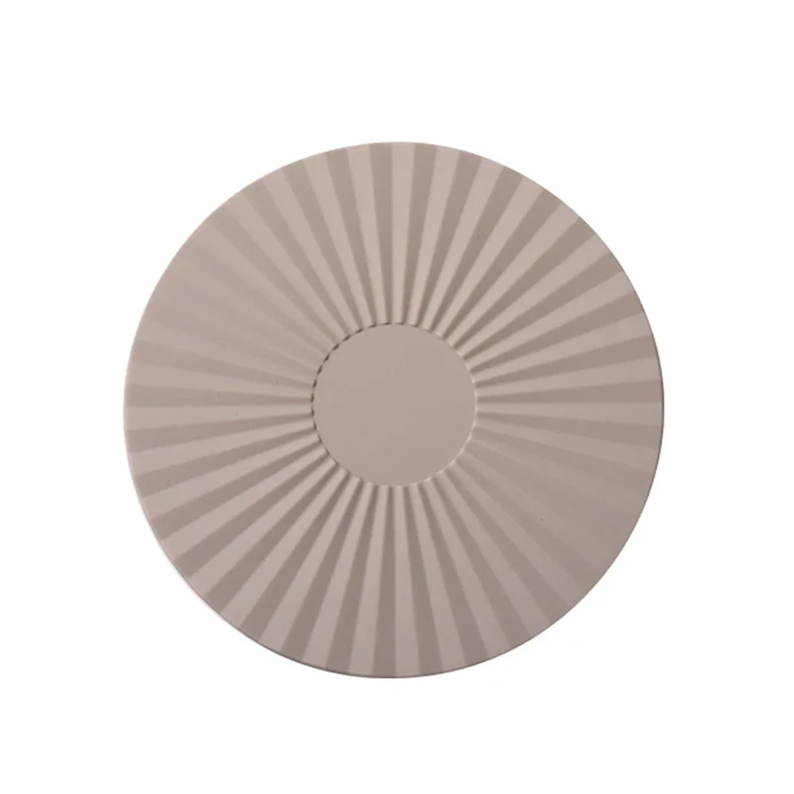 Salvamanteles de silicona, Salvamanteles de silicona, tapete térmico redondo, posavasos antideslizante, mantel individual, Multicolor, 10-17cm(Light Grey,17cm)