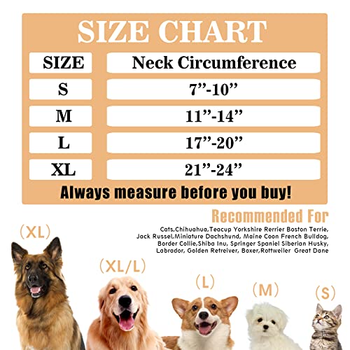 Inflatable Dog Cone Collar For Large Medium Small Dogs, Soft Cone Collar For Dogs Cats, Donut Dog Cone Alternative After Surgery S #TOP2
