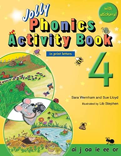 Jolly Phonics Activity Book: In Print Letters (4) (Jolly Phonics Activity Books, Set 1-7)