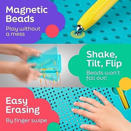 Image of Magnetic Drawing Board for Kids & Toddlers, Airplane & Car Ride Activities