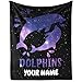 Personalized Dolphin Blanket Gifts with Name - 60