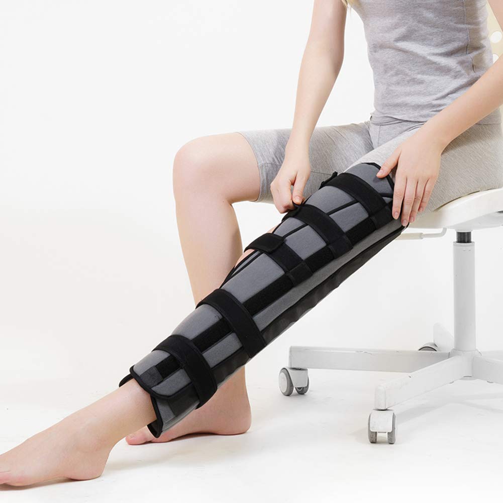 WDSOPK Hinged Knee Brace Support Adjustable Knee Immobilizer Joint Fixation Brace Knee Fracture Stent Stabilize for Ligament Meniscus Injury