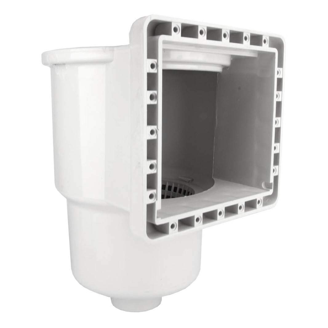 SWIMLINE HYDROTOOLS Standard Thru-Wall Above Ground Pool Skimmer Kit | ABS Construction | Pool Skimmer | Large Debris Basket | Snap-In & Removable Weir | Above Ground Pool Skimmer | Easy Basket Access