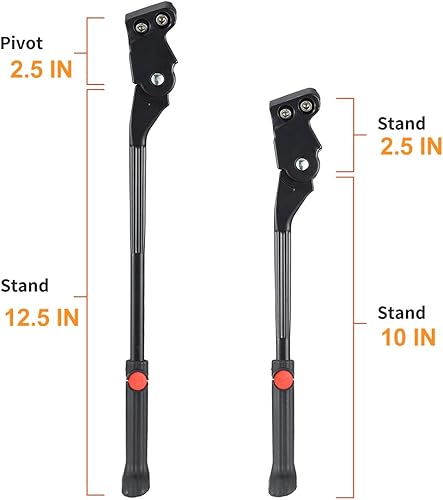 Vista 35 de Soporte ajustable de aleación de aluminio para bicicleta, negro, bicicleta de 24 "-28" Negro ajustable para bicicleta de 24"-28