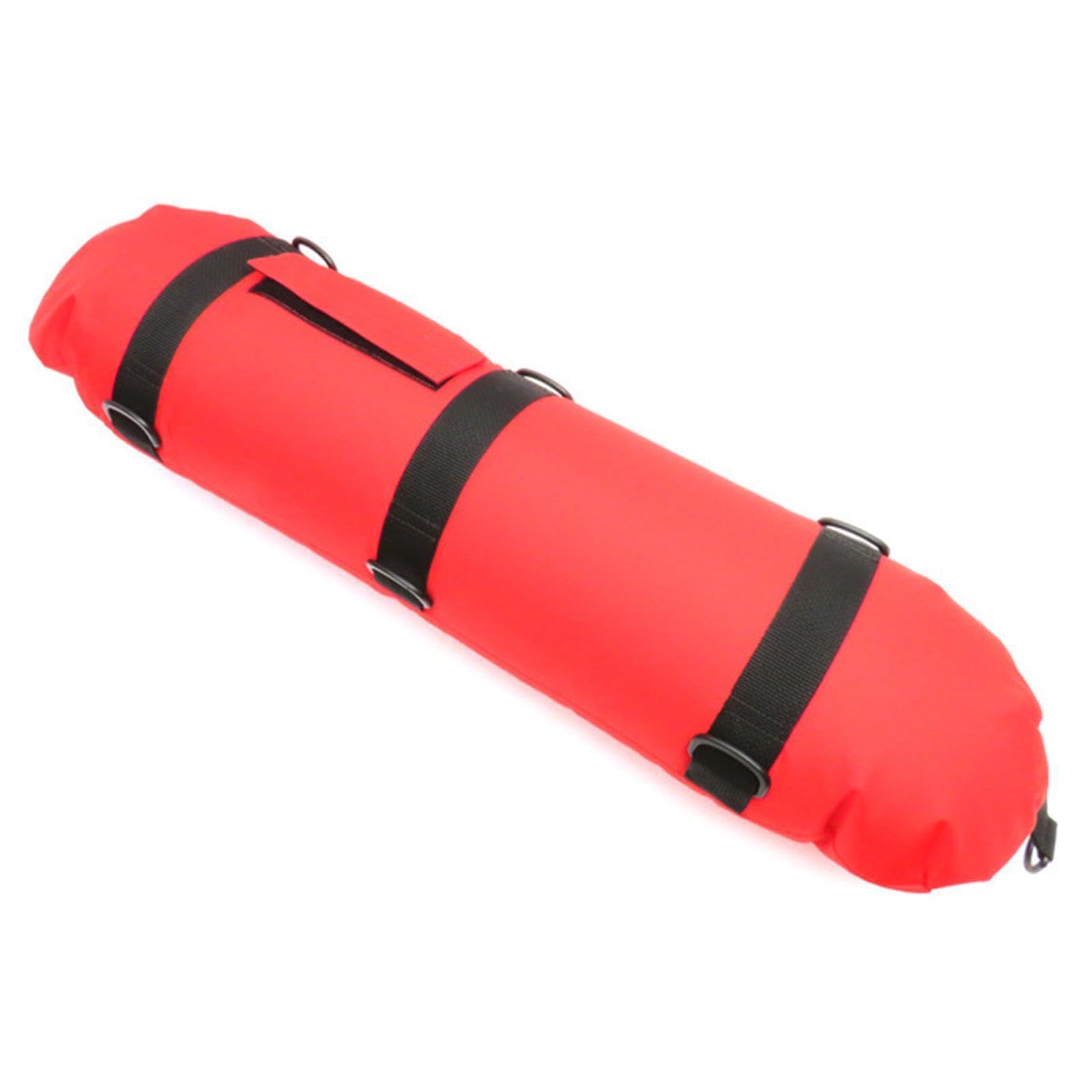 Señal de boya de inflado de Buceo para señalización confiable, boya de torpedos de Nailon de Alto Rendimiento, Bandera de Bola Flotante