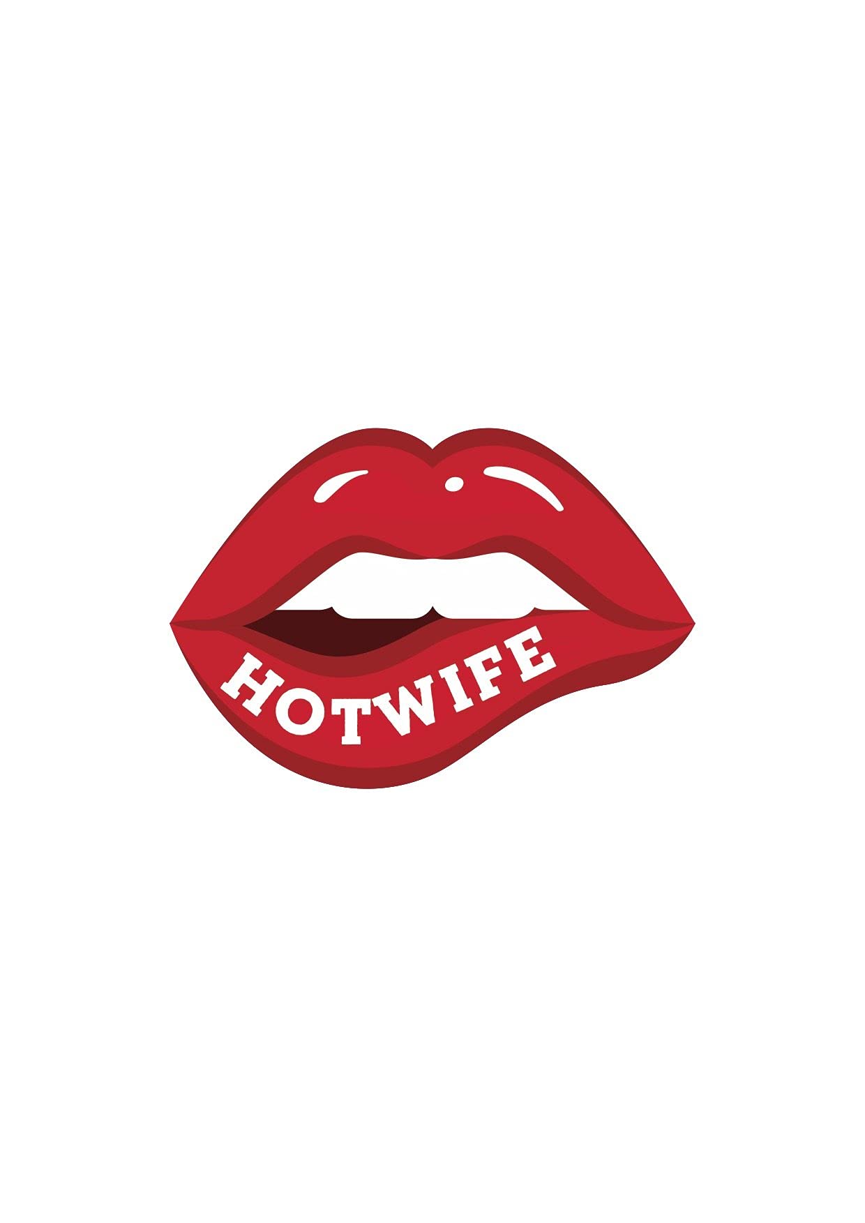 5 x Hotwife Lips Temporary Tattoo - Sexy Kinky Fetish Tattoo