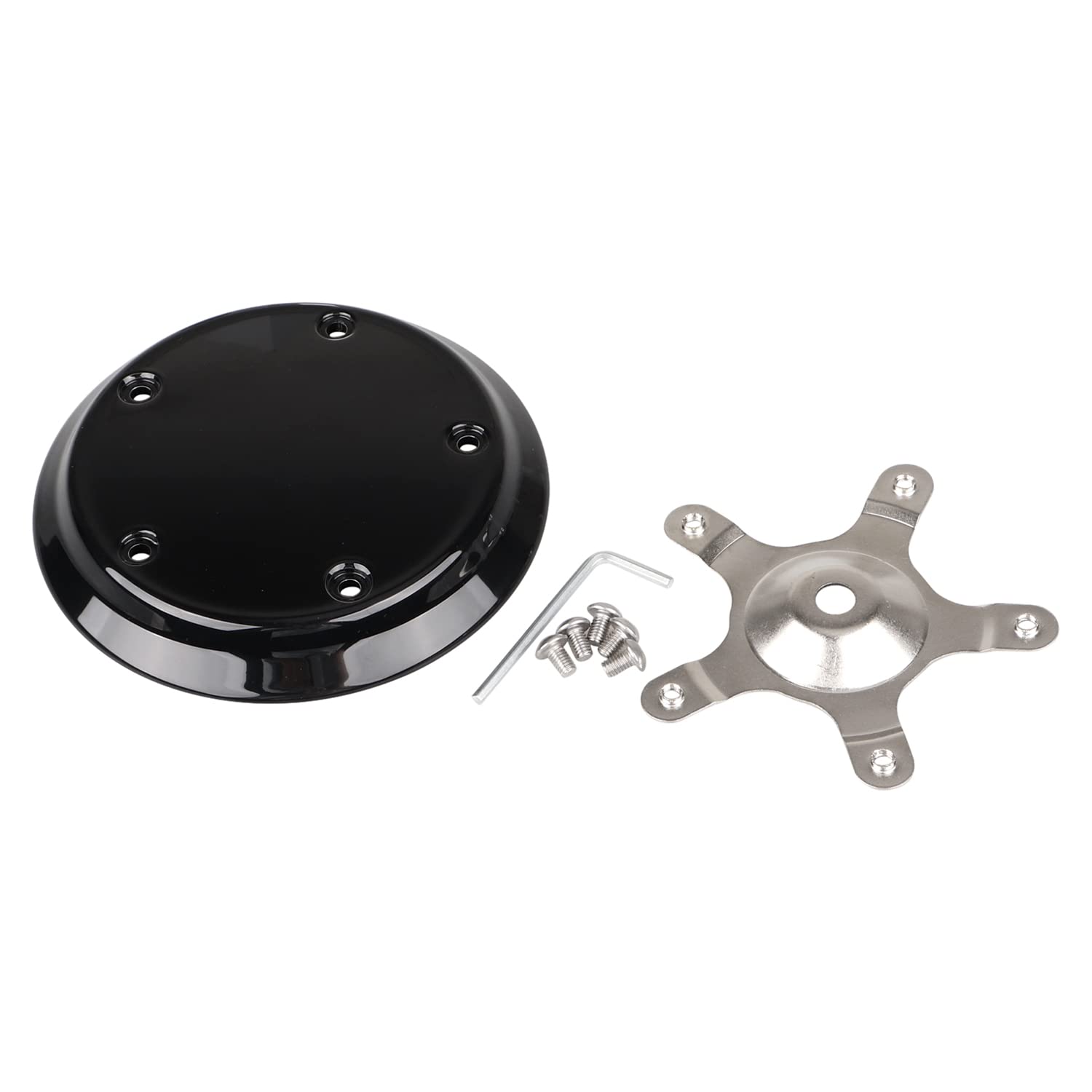 Amazon.com: XMMT Black Cut CNC 5 Bolt Domed Air Cleaner Insert Kit