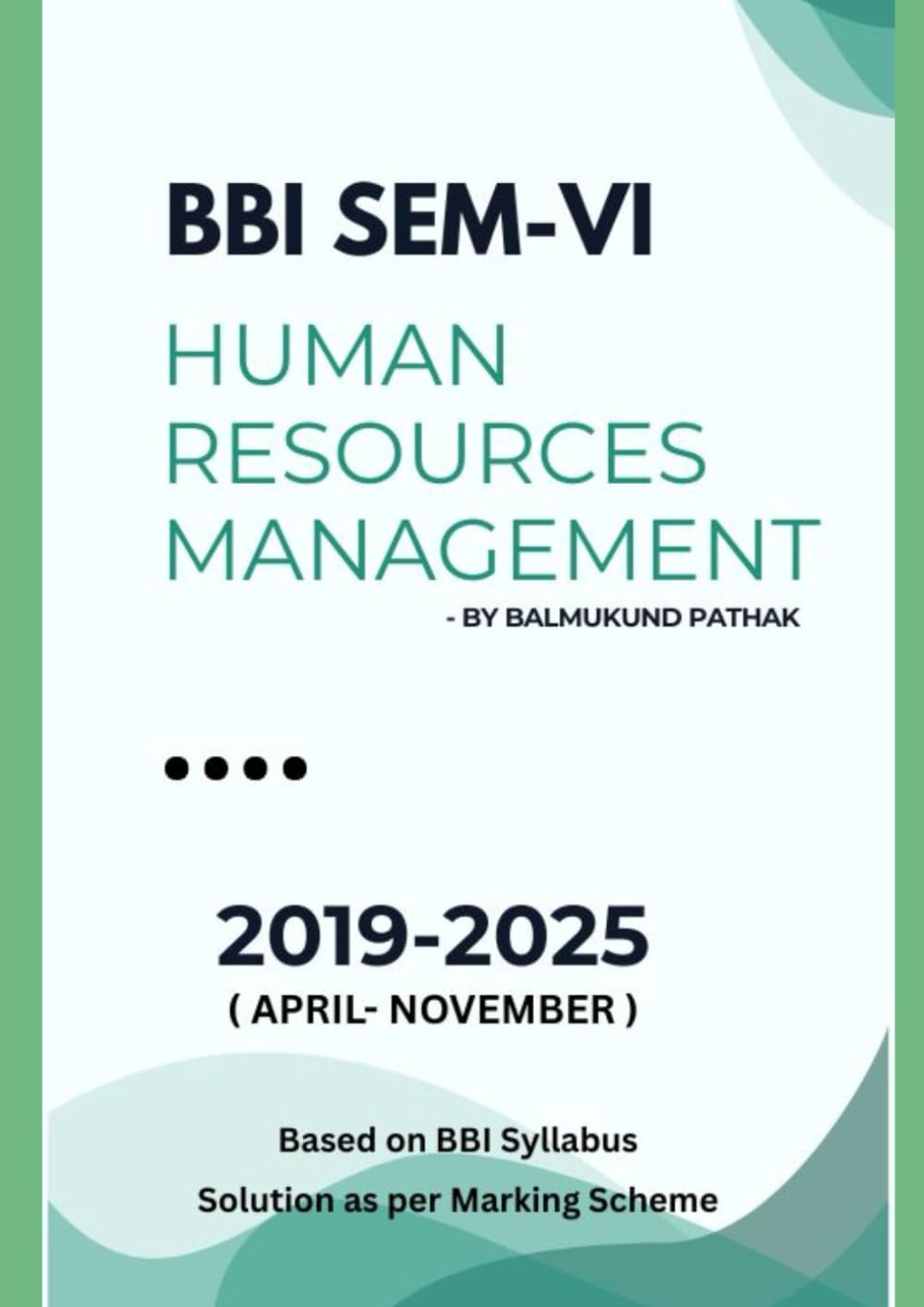 Human Resource Management: BBI Courses