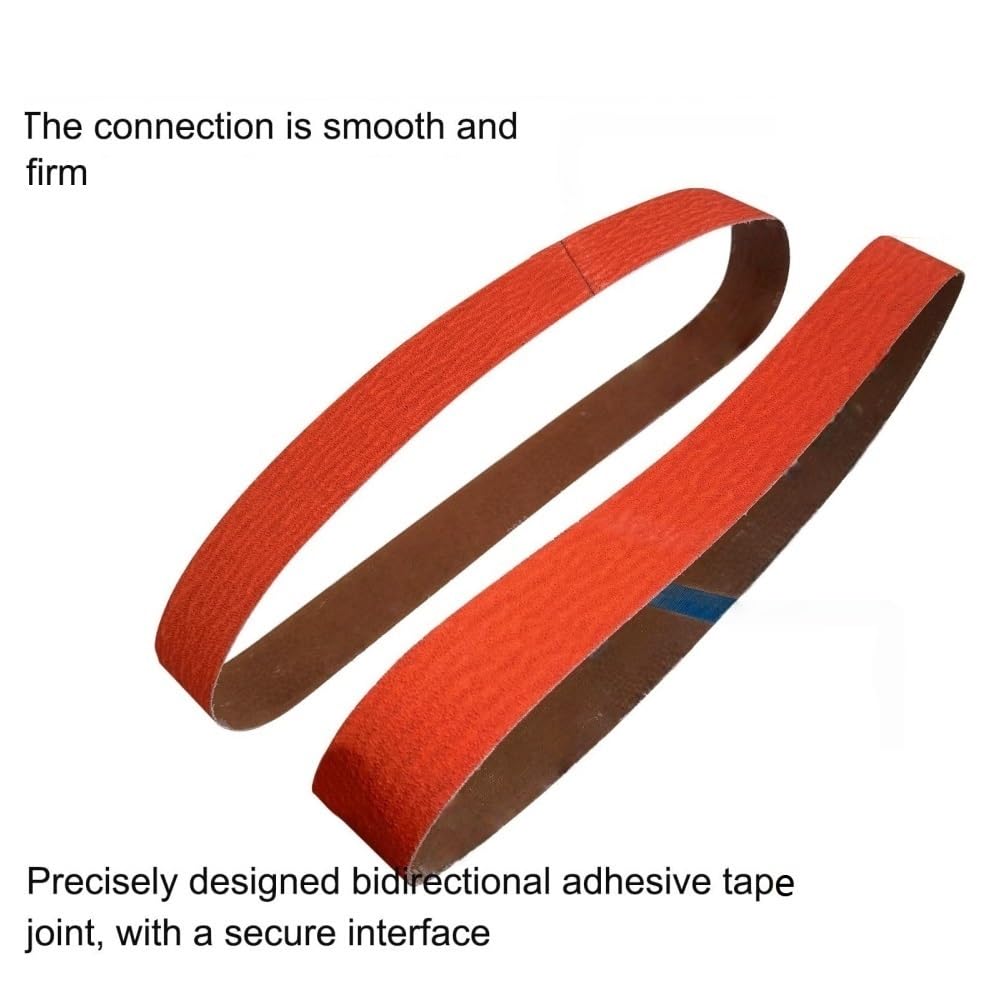 Metal Grinding Ceramic Sanding Belts Kit 60 80 120 Grits | Ceramic Sharpening Sander Belts for Metal Grinding(2x72 inches)