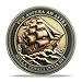 Sailboat Anchor Inspirational Challenge Coin Favor Nautical Token Persistence Courage Adventure Encouragement Coin, Never Give Up Souvenir Appreciation Gifts for Friends Family