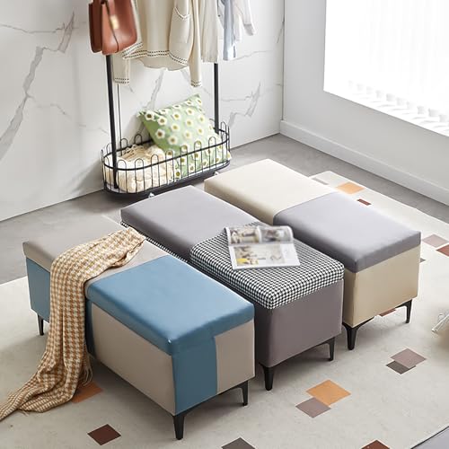 Bancs de rangement compacts pour désencombrer une entrée étroite