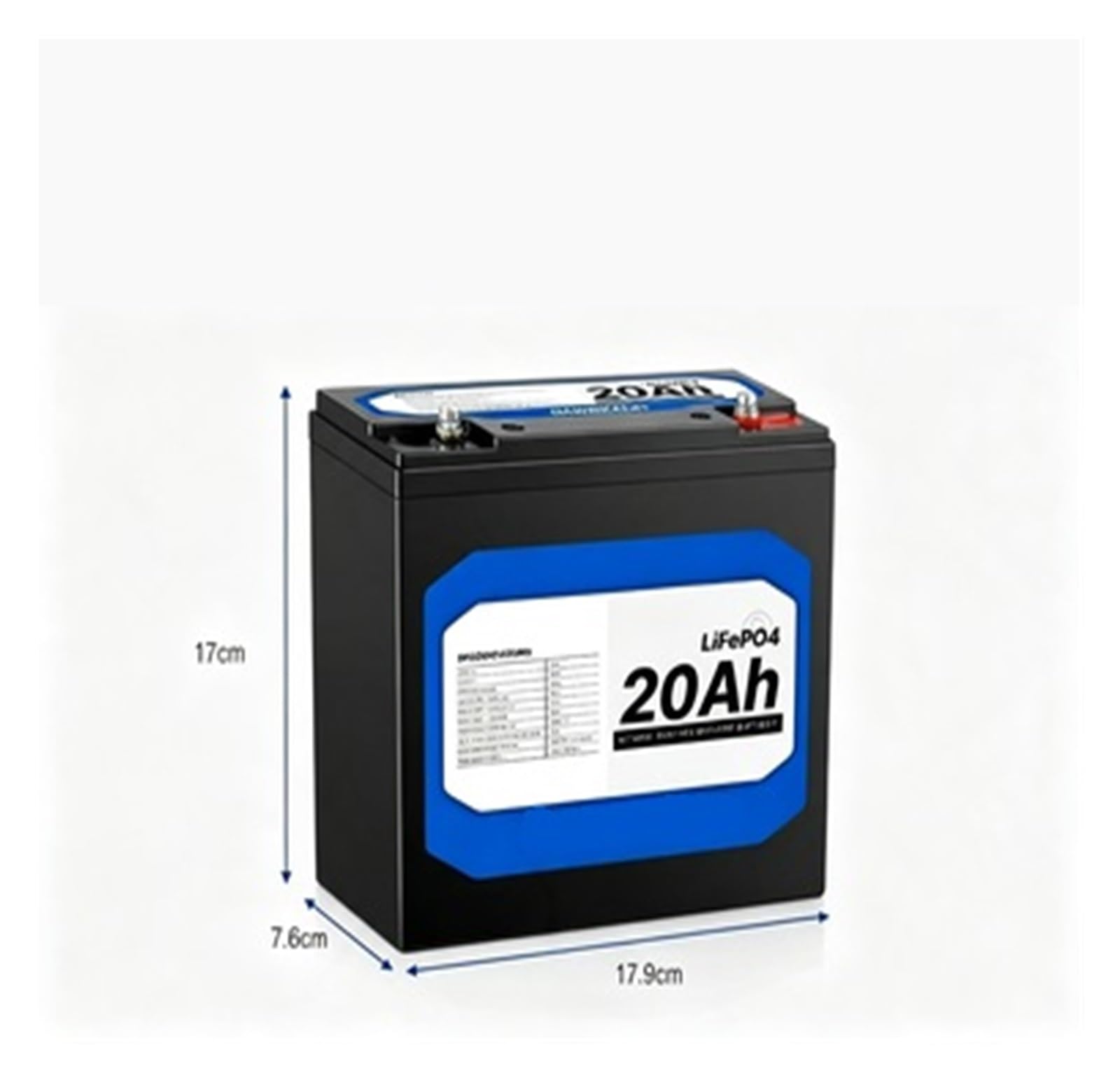 Batteria A Ciclo Profondo 12V 20Ah 50Ah 100Ah 150Ah 200Ah Pacco Batteria LiFePo4