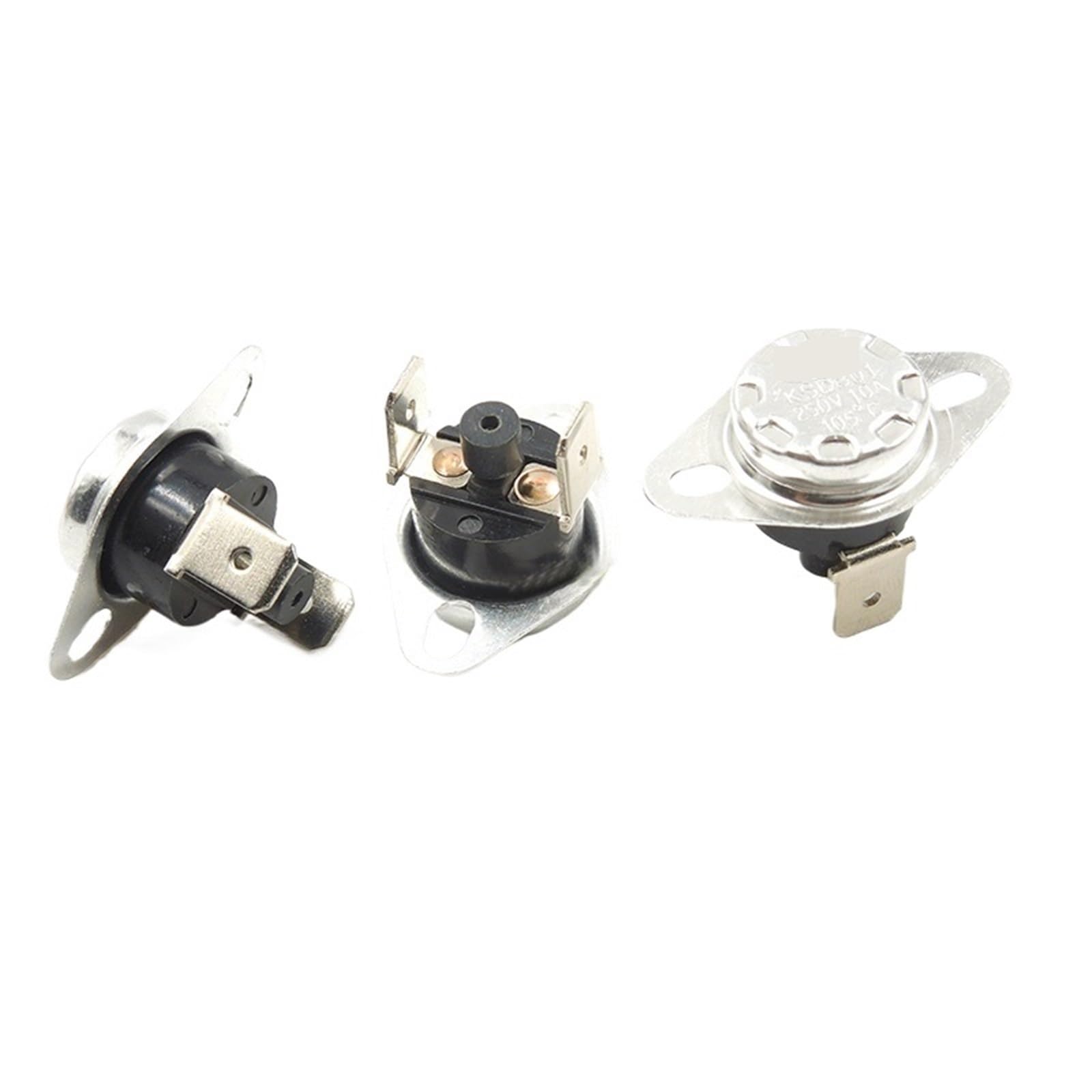1pcs KSD301 10A 80C 85C 90C 95C 100C 105C 110C Manual Reset Thermostat Normally Closed Temperature Switch Temperaturees Control(65C,1 Pieces-lot)