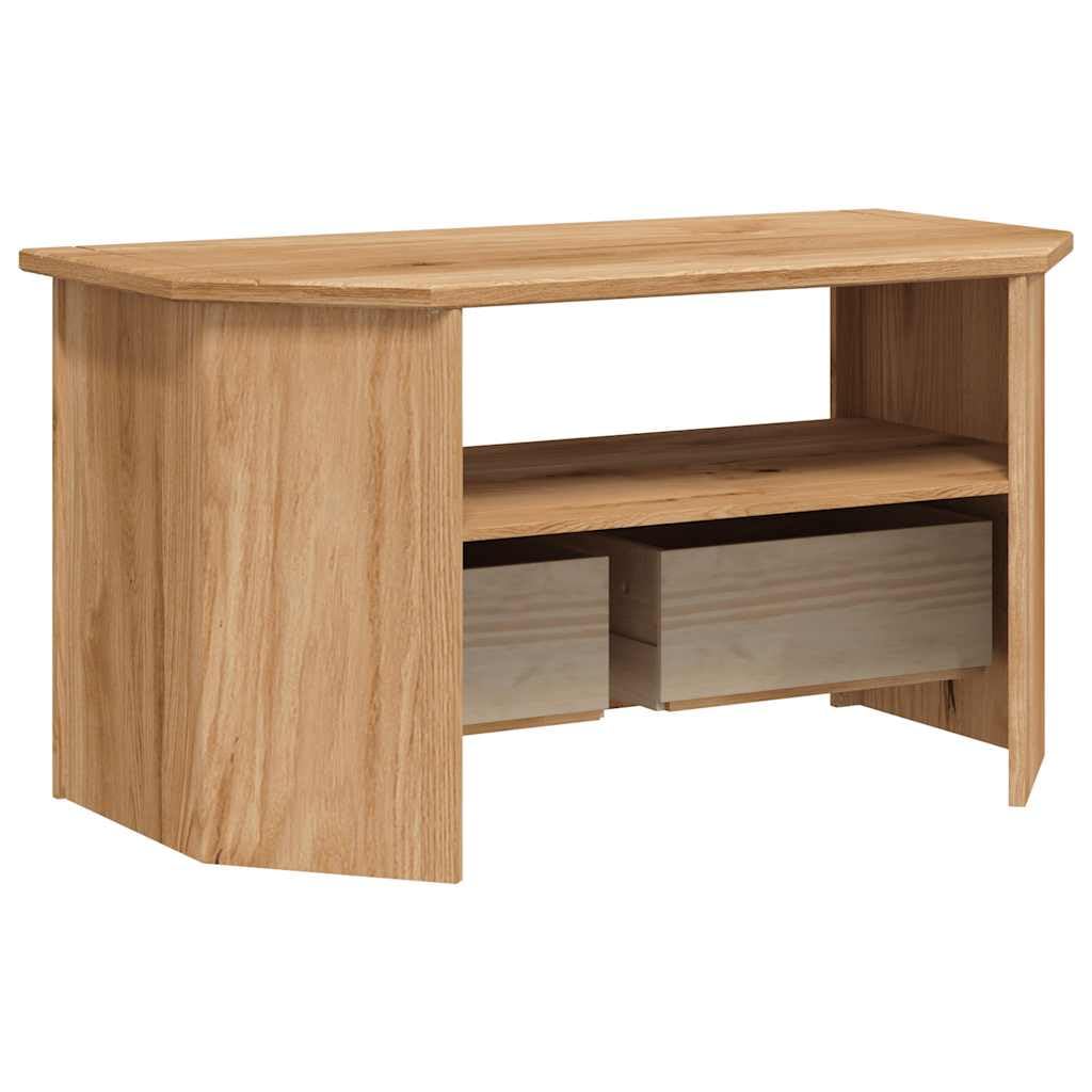vidaXL Mobile Porta TV Angolare 93x49x49 cm Pino Massello Panama Range