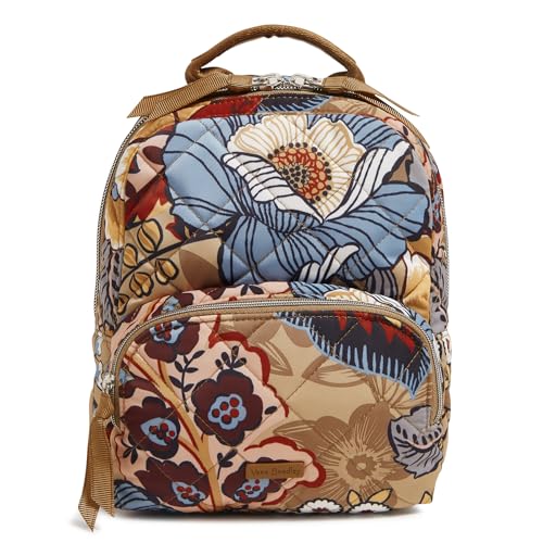 Vera Bradley Mochila pequeña de sarga Performance para mujer, Botanical Beauty, Talla única