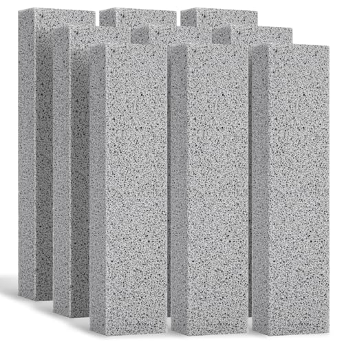 WISYOK 36 Pack Pumice Stone Toilet Bowl Cleaner, Hard Water Ring Calcium Buildup Remover, Grey Pumice Stone for Bathroom, Sink, Bathtub, Pool, Grill Cleaning