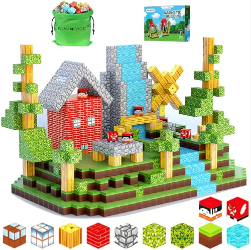 DUSH PACE Magnetic Building Blocks STEM Toys for Kids Ages