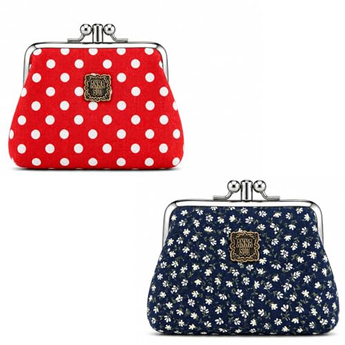 Image of MOCA Coin Purse for Women Mini Purse Small Wallet Ladies Coin Pouch Kiss Lock Clutch Coin Pouch Compact Frame Lock Portable Travel Coin Wallet for Women (Design 2)