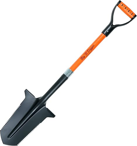 Lil' Digger Big'R Digger - Pala dentada doble resistente de 39 pulgadas disponible en Yaxa Peru