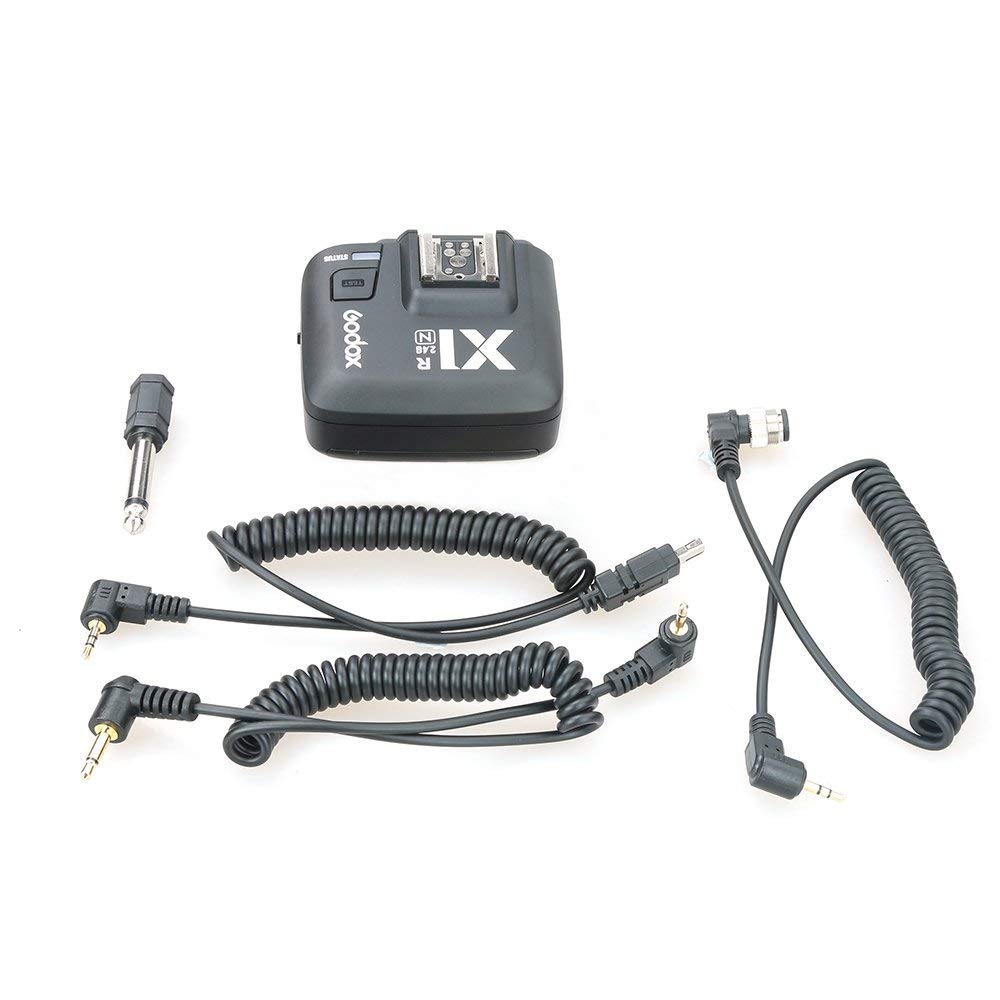 Godox X1R-N Récepteur de déclenchement de Flash sans Fil synchronisation Haute Vitesse du système X sans Fil 2.4G 1/8000s, Compatible X1N XPro-N XProII-N pour Nikon Caméra