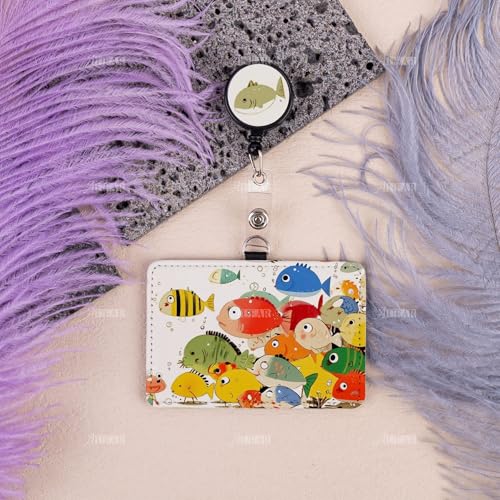 Porte-badge en cuir AUEAR rétractable pour éviter la perte de vos cartes - 6