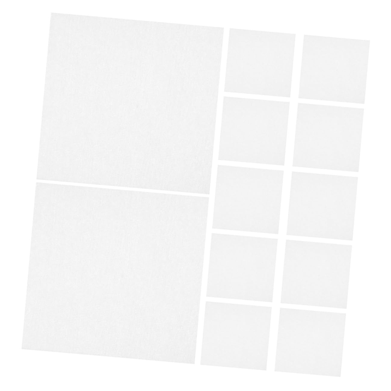 Abaodam Lingettes sans Peluche Tissu Non Tissé Blanc Papier Nettoyant Haute Absorption D'huile 1200 pour Lentilles de Caméra et Microscope pour Laboratoires et Équipements Fragiles