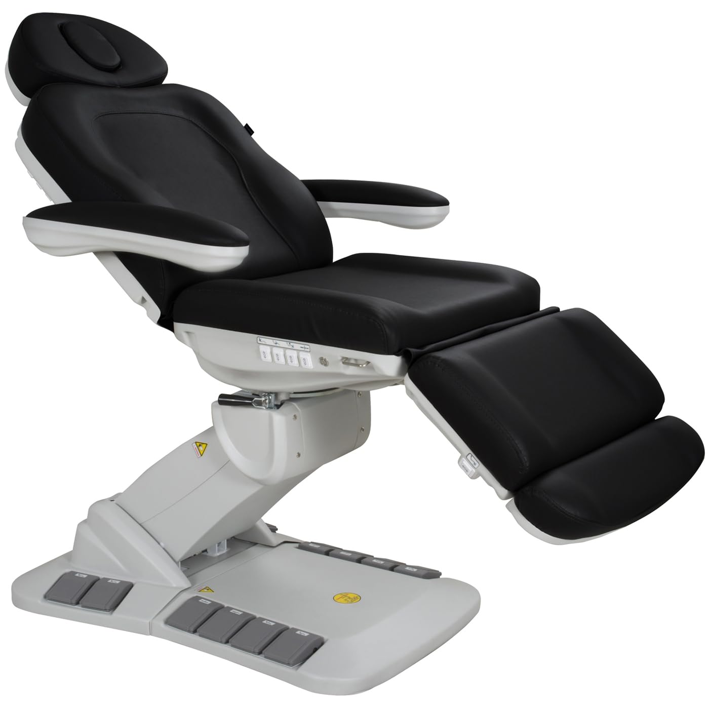 Silver Fox - Facial Chair for Esthetician, Electric Spa Treatment Chair with 4 Motors, Professional Beauty Bed, Adjustable Salon Treatment Table with 240° Rotation - 2246EB, Black