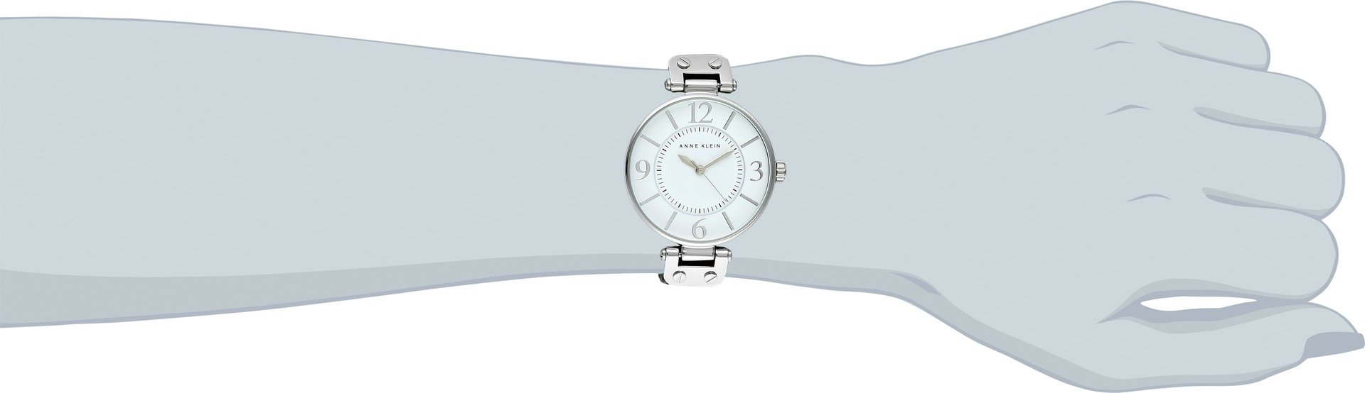 Anne Klein Women's Leather Strap Watch