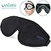 Produktbild Unimi Augenmaske zum Schlafen, 3D Konturierte Schlafmaske und Augenbinde für Frauen, Männer, Superweich und bequem, 100% Licht blockierend, 3D-Augenschutz für Reisen, Schichtarbeit, Nickerchen.