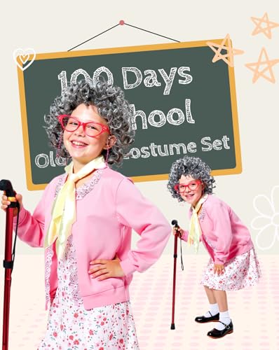 Disfraz de Abuela para Niñas 6-8 años miniatura 4