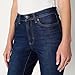 Amazon Essentials Women's Medium Stretch Slim-Fit Mid-Rise Straight Leg Jeans, Dark Wash, 10
