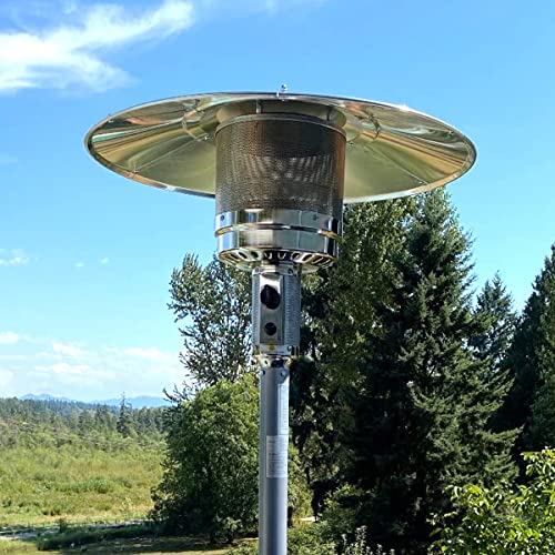 Patio Heater Reflector Shield, Outdoor Heater Replacement Parts - 3 Hole Mount Top, 33 Inches Dome #TOP4