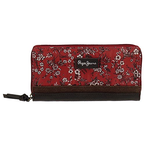 Porte-monnaie Pepe Jeans Pina rouge pour ranger ses cartes
