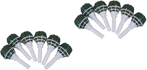 Miniatura 5 de VOSAREA 12 Uds. - Mango floral nupcial para ramo de boda, mango de espuma para flores frescas, flores de seda