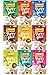 Friskies Party Mix Crunch Variety Pack (9 Flavors) - Wild West, Morning Munch, Mixed Grill, Picnic, Beachside, Cheezy Craze, Original, California Dreamin', and Meow Luau