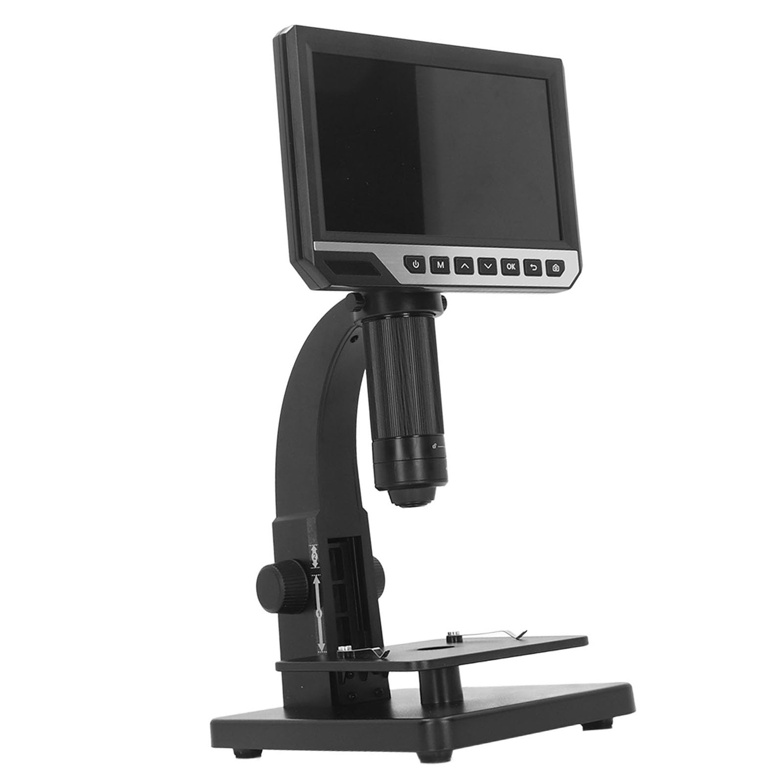 FTVOGUE Digitalmikroskop, 7-Zoll-IPS-HD-Display USB-Digitalmikroskop 2000X 12MP 1080P mit Eingebautem 2600-mAh- Zum Betrachten von Münzen, Löten, Telefonreparatur