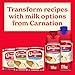 Nestlé Carnation Evaporated Milk, Vitamin D Added, Shelf Milk, Evaporated Milk Canned 12 fl oz