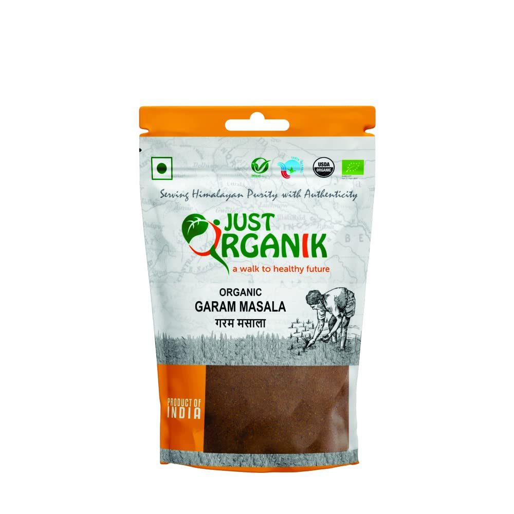 Just Organik - Organic Garam Masala 100gm, 100% Organic | Garam Masala Powder | Rich in Flavor | No Artificial Color | Masala Spice Blend (B00YEV626C) Amazon Price History, Amazon Price Tracker
