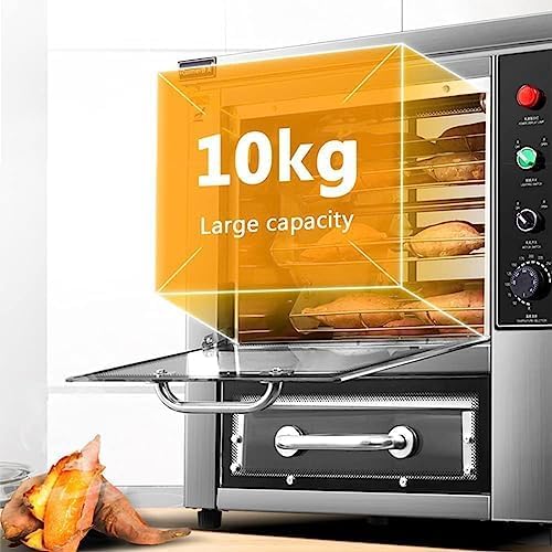 Kommerzieller Süßkartoffel-Bräter mit automatischer Zeitmessung und 0-300 ℃ Temperaturregelung für perfekt gekochte Süßkartoffeln und Mais