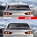 cciyu Black ABS Rear Stylish Trunk Spoiler Wing Accessories for 2003-2008 for Mitsubishi Lancer