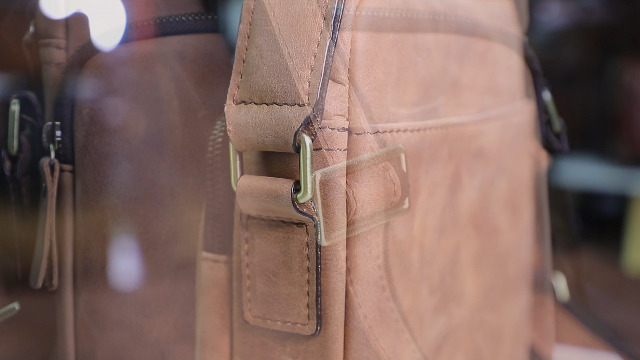 mini leather messenger bag