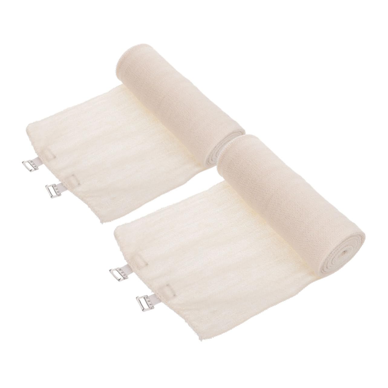 VANZACK 2pcs Postpartum Abdominal Binder Wrap Elastic Compression Bandage for Women Soft Cotton Waist Trainer for Body Shaping Support for Tightening Loose Beige