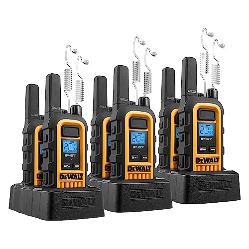 Image of DEWALT DXFRS Walkie Talkie 2 Way Radio, 1 Watt