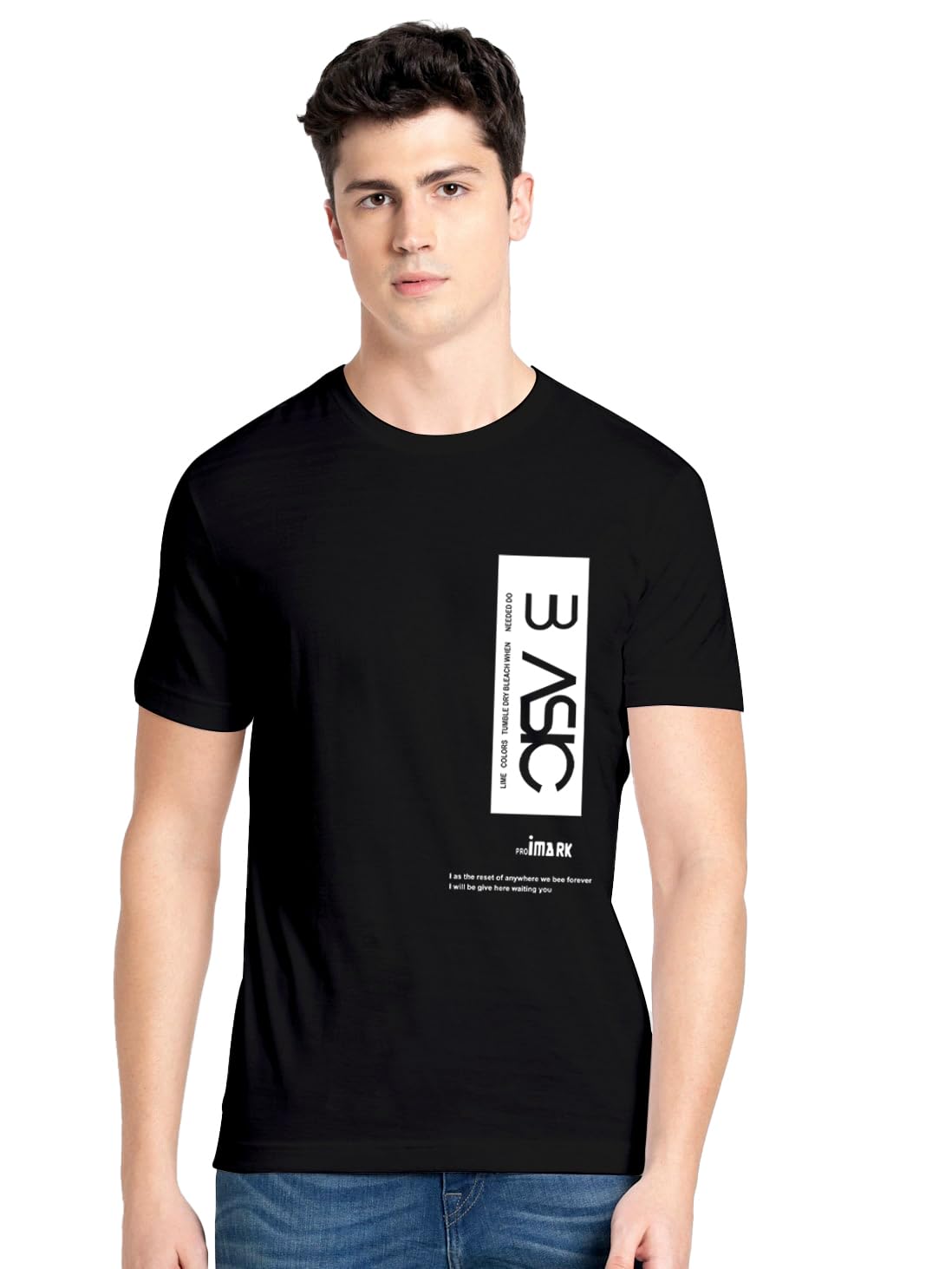 Status ApparelsMen's Solid Regular Fit T-Shirt