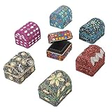 Shop LC Jewelry Organiser Storage Box Handcrafted Set of 7 Multi Color Wooden Beaded Chest Birthday Gifts